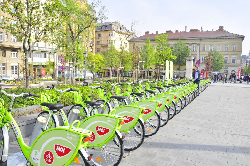 Bike share in Budapest
