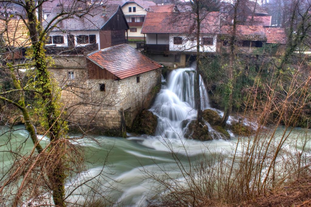 Rastoke waterfalls in Slunj, Croatia