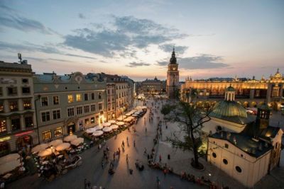 visit Krakow, Poland with door-to-door bus transfer