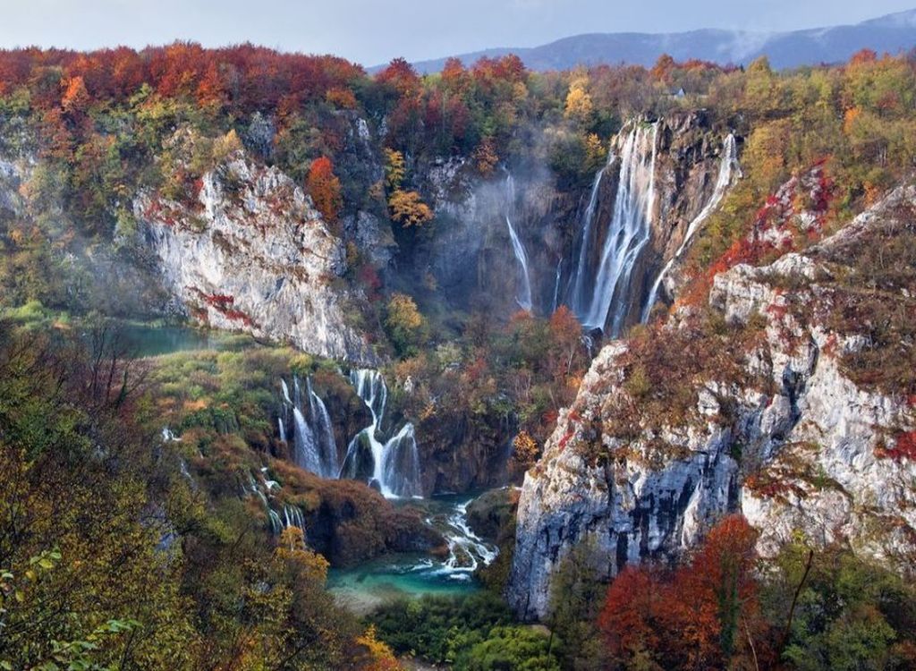 Free sidetrip at Plitvice Lakes, Croatia